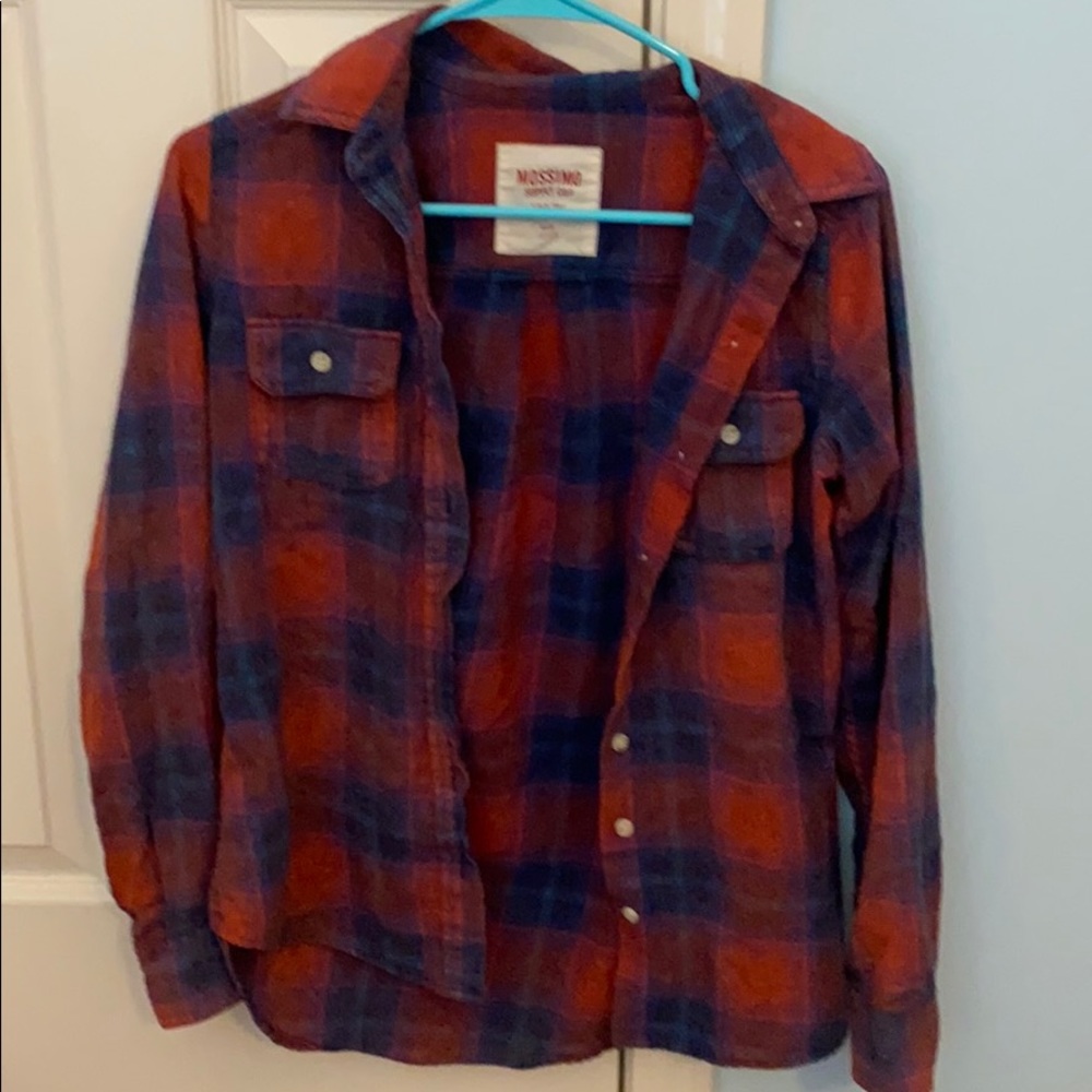 Plaid button up shirt